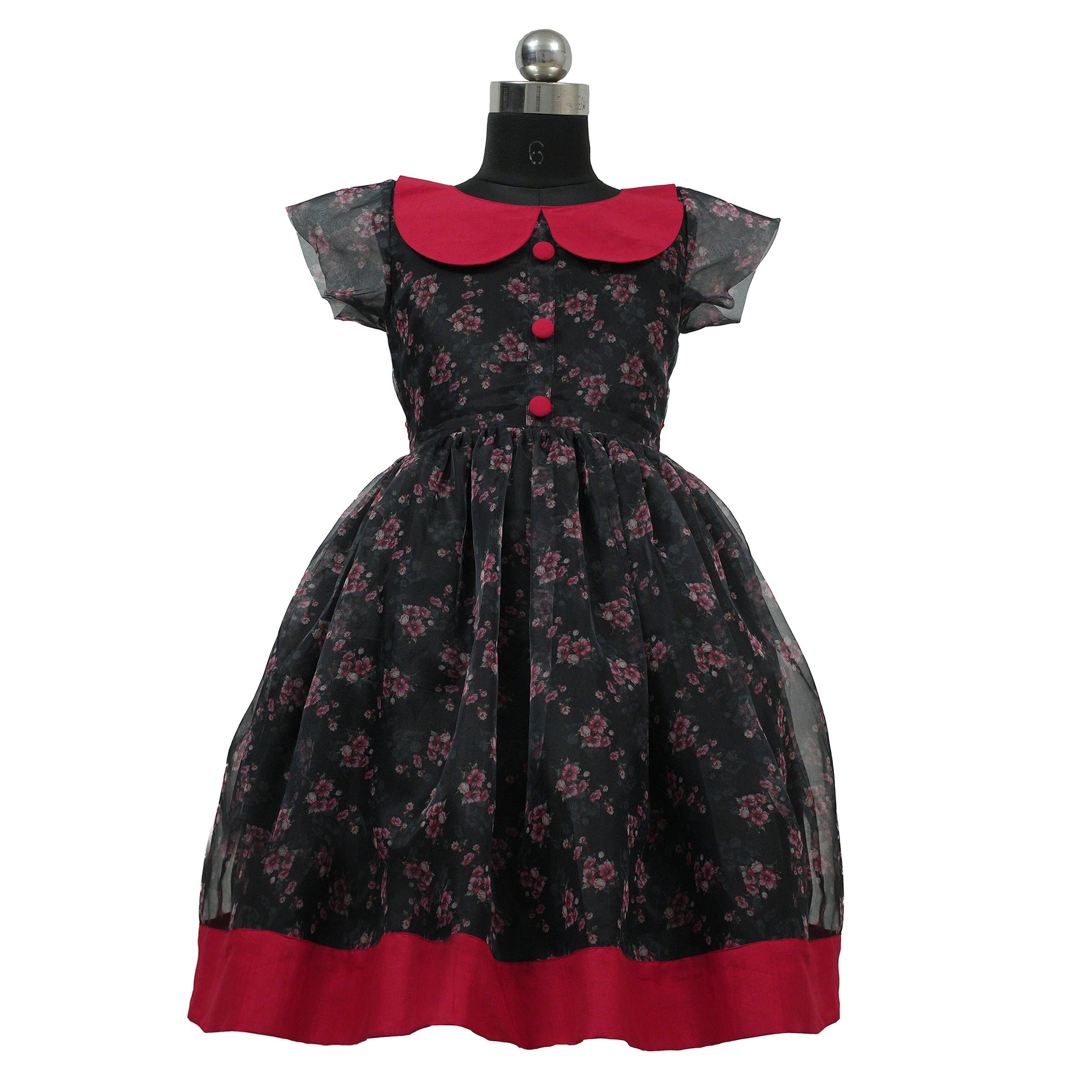 New fashion frock for kids, unique designer dresses stylish comfortable collection baby girl dresses Red party frock 2023 bacchon ki gown 3 years old kids clothing stores online shopping India