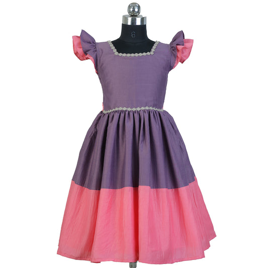 beautiful casual designer frocks floral embroidered unique stylish comfortable clothing for girl child exclusive kidswear at heykidoo