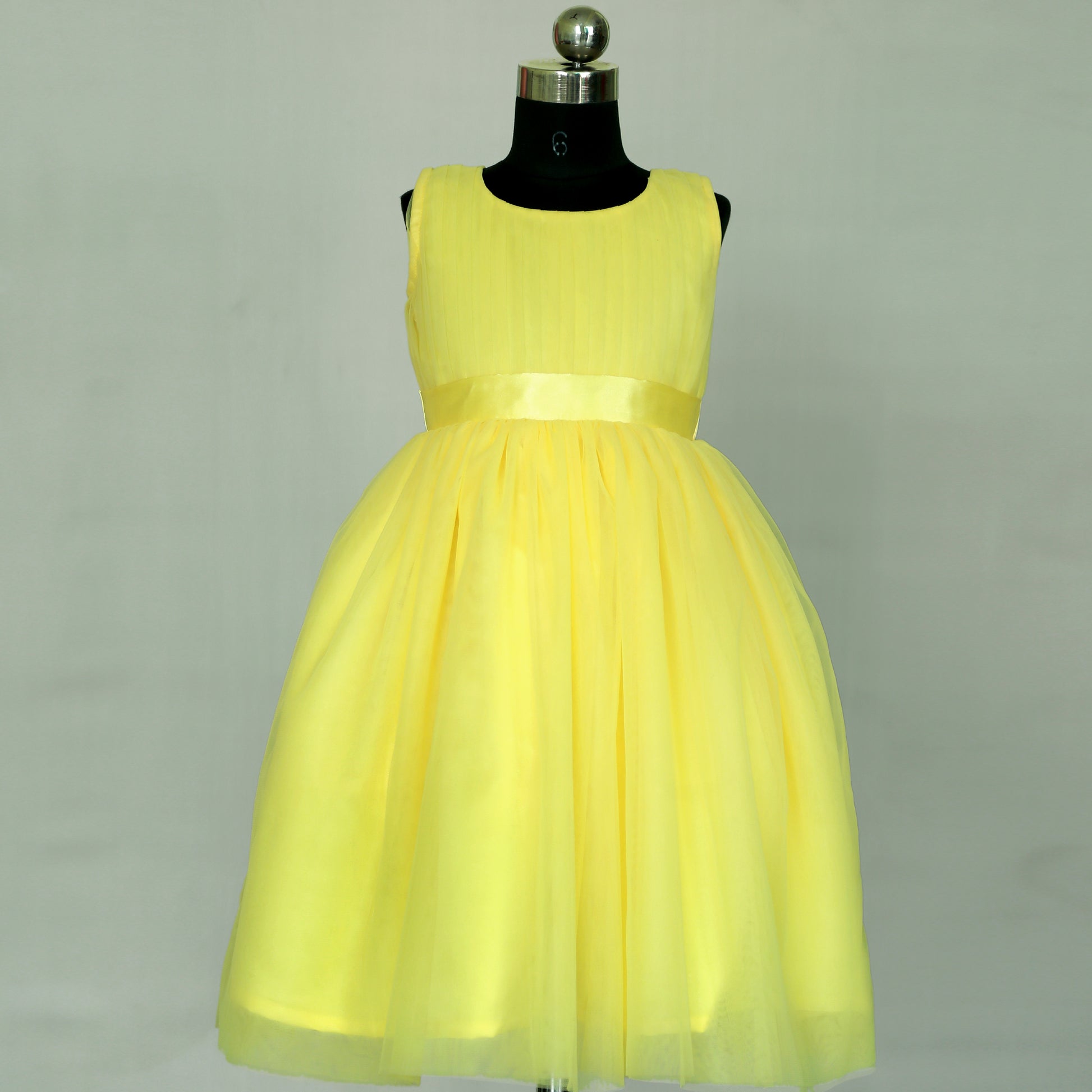 HEYKIDOO latest designer kids girls teens stylish comfortable Knee length birthday Party wear dress most beautiful party frocks occasional elegant yellow Solid frock birthday frocks online shopping fashionable elegant dress party 7 years stylish unique good quality trendy for gift purpose kids