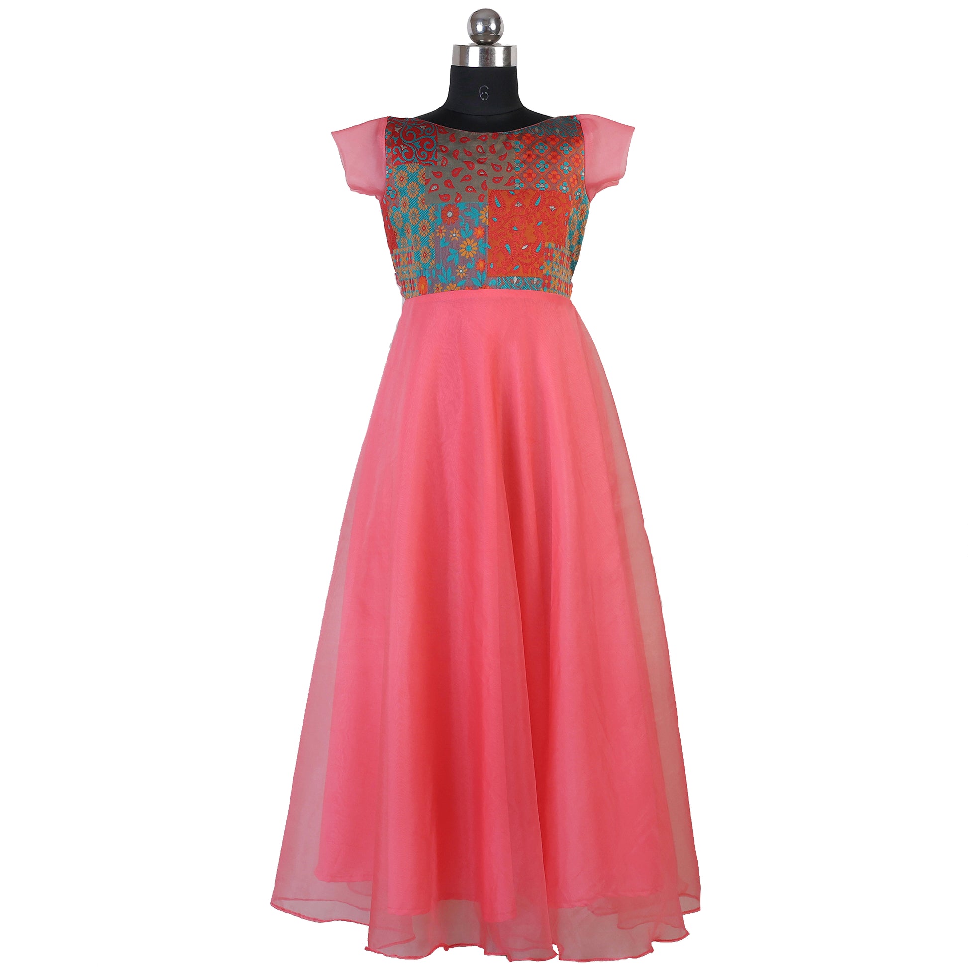 Designer frock new party wear dresses for kids indo western gown party wear green brocade 7 year olds birthday frocks childrens party wear dress peach organza birthday outfit at heykidoo online peach organza maxi dress for kids